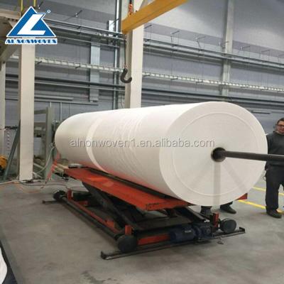 China Hotels high yield AL-1600mm SS spunbond making machine non woven spunbond fabric machine with great price for sale