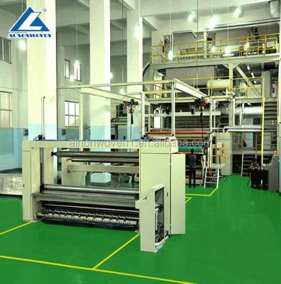 China PP Chips Single S Polypropylene Nonwoven Fabric Making Machine For Shopping Bags , Shoes Bag for sale