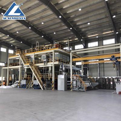 China PP Chips 2017 New Designed High Speed ​​S/SS/SSS/SMS Nonwoven Machine, Fabric Making Machine for sale