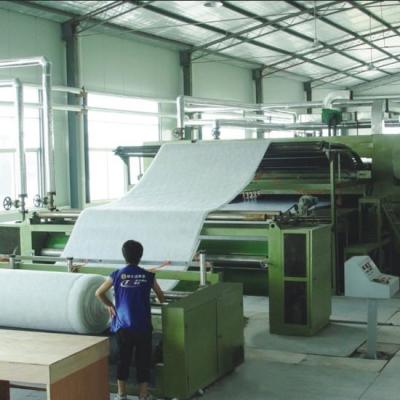 China 2400mm Nonwoven Polyester Wadding Making Machine For Mattress And Sofa for sale