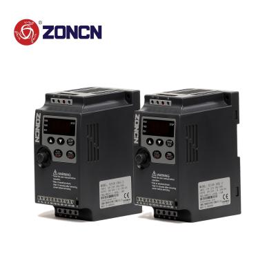 China NZ100-1R5G-2 Inverter 220v 0.75kw 1.5kw Variable Frequency Drive 1hp 2hp VFD From ZONCN for sale