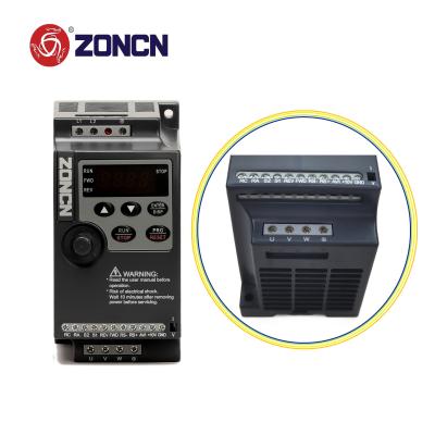 중국 미니 인버터 ZONCN 220v 단일 단계 인버터 220v 380v VFD VSD 0.75kw 1.5kw 2.2kw 3.7kw 판매용