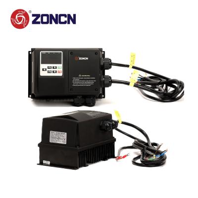 China High Protection IP65 Pump Inverter VFD 220v 380v AC Drives 0.75kw 1.5kw 2.2kw for sale