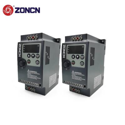 China Low Cost Mini VFD Inverter 220v Variable Frequency Drives 0.75kw 1.5kw Motor Speed Controller for sale