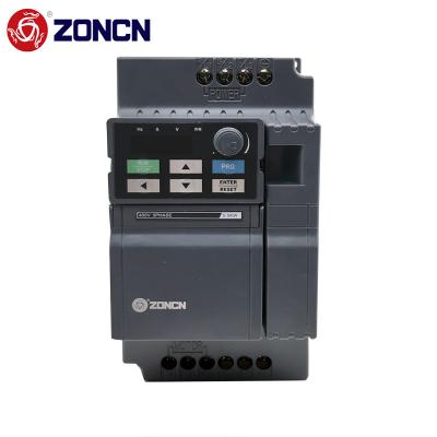 China Low Voltage Drive 380v 3.7kw 5.5kw 7.5kw Variable Frequency Inverter From ZONCN Factory for sale