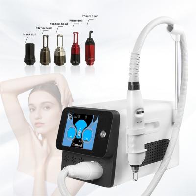 China Tattoo removal carbon peeling Tattoo Removal Nd Yag Laser 755 1064 532 1320nm Dark/Red/Blue Tattoo Removal Machine for sale