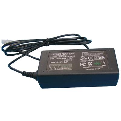 China hot sales 12v 2a 3v 5v 6v 9v 10v 12v 18v 18v 19v 24v 1a 2a 3a power supply 24w desktop switching power supply adapter for sale