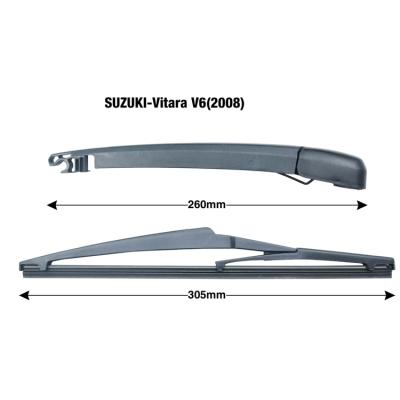 China SUBARU FOREST 2009 Year KRBA-S13V2 Windshield Wiper Arm & Rear Blade Assembly For SUZUKI VITARA V6 2008 Year 305 mm Blade & 260 mm Arm for sale