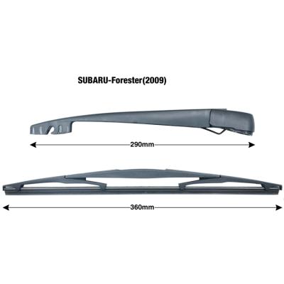 China SUBARU FORESTIER 2009 Year KRBA-S12F2 Windshield Wiper Arm & Rear Blade Set For SUBARU FORESTIER 2009 Year 360 mm Blade & 290 mm Arm for sale