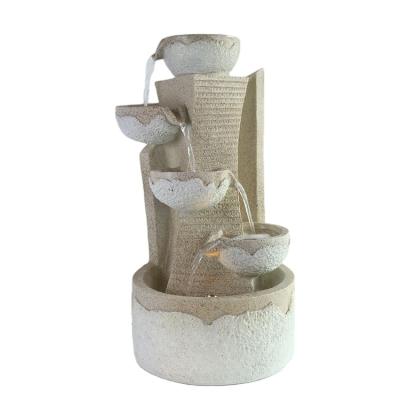 China Latest Design Home Waterfall New Arrival Decoratiove Tabletop Fountains For Garden for sale