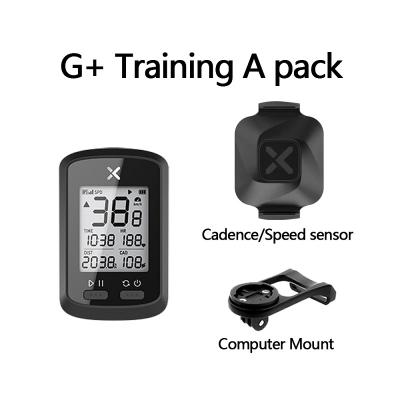 China XOSS G Plus Wireless GPS Speedometer with Wireless Computer Mount and Cadence Sensor Bicycle Computer 1.8 inch for sale