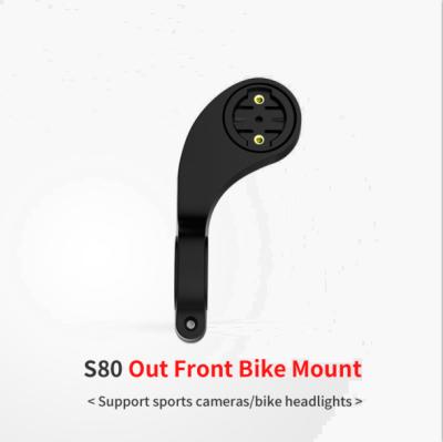 China IPX-6 Waterproof S80 Extended Bike Computer Mount Bicycle Computer Front Mount Out Of Front Bike Mount for sale