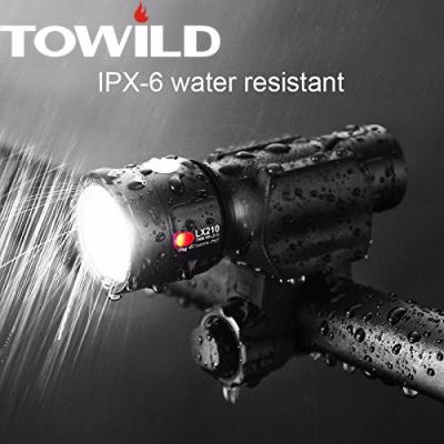 China IPX-6 TOWILD BC03 LED Waterproof Rechargeable Flashlight Torch Bicycle Lights For Cycling In The Dark for sale