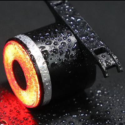 China Aluminum Alloy IPX6 Waterproof Smart Tail Lamp Brake Sensor Brake Warning Light Cycling Rear Light for sale