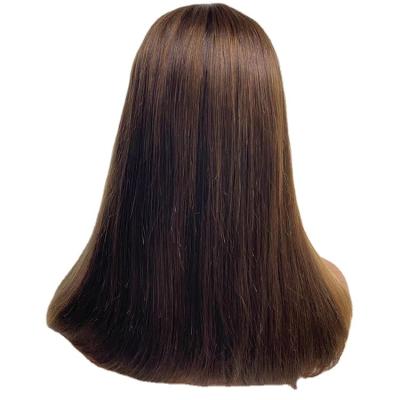 China Soft and Feel Good Hot Selling Hd Transparent Lace Closed Wig 100% Strapless Swiss Human Hair Lace Front Wig for sale