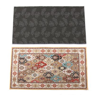 China Promotion Washable High Quality Rectangular Carpet Design Colorful Printed Fresh Carpet for sale