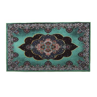 China Modern Design Best Washable Wholesale Rectangular Carpet Household Dark Green Carpet for sale