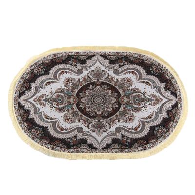 China Stain Resistant Modern Polyester Heat Transfer Carpet , Suitable For Living Room Persian Carpet for sale