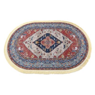 China Non-slip Hot Sale Home Textiles Supplier Wholesale Home Living Room Oval Carpet Rug for sale