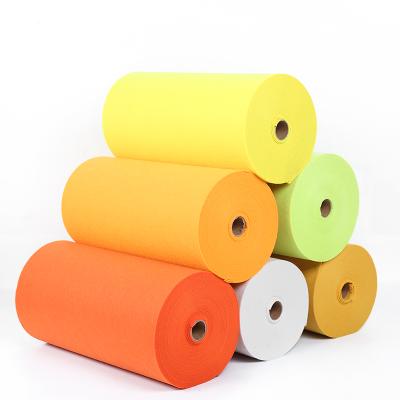 China Breathable Manufacturer Directly Sells 2mm High Quality Felt Fabric And Needle Punched Rolls Knit Microfiber Nonwoven Fabric Knitted for sale