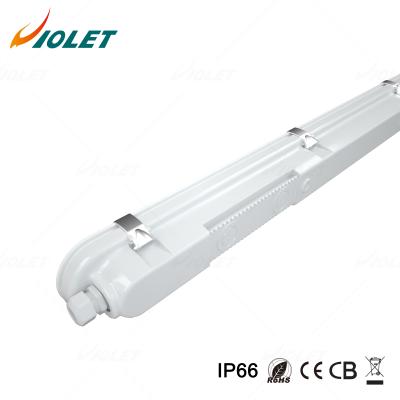 China Warehouse 5 years guarteen IP65 IP66 IK08 led tight fitting triproof batten light waterproof light fixtures vapor in industrial for sale