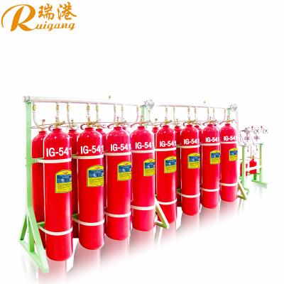 China Inergen Ig541 Inert Gas Fire Suppression System 70L 80L 90L 120L 37.5% Extinguishing Concentration for sale