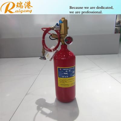 China RUIGANG Automatic Fire Suppression Tube Red Cylinder 3kg FM200 Capacity 3-5s Response Time 2.5MPa Storage for sale