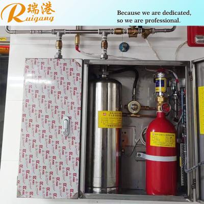 China 6MPa Pressure Restaurant Fire Suppression System With Nitrogen Drive for sale