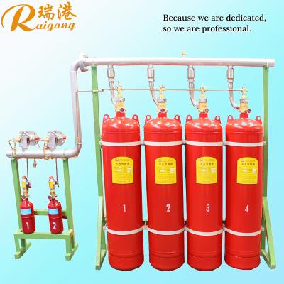 China HFC-227ea Inertgas Brandbestrijdingssysteem 10s Ontladingstijd 120L Cylindervolume Te koop