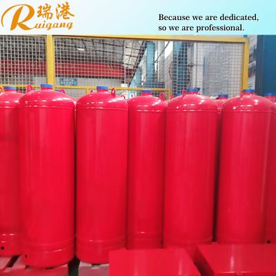 China 120L Steel FM 200 Fire Suppression Cylinder With 25 Bar Working Pressure for sale