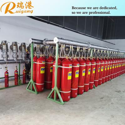 China Piping Network FM200 Fire Extinguisher Red Cylinder 70L For Data Centres Etc for sale