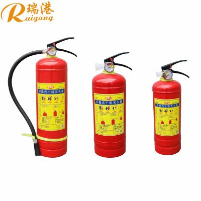 China Red 2kg/3kg/4kg Dry Powder Fire Extinguisher for Class A/B/C Fires for sale