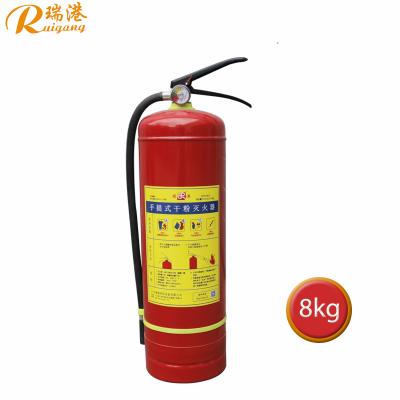 China Industrial Dry Powder Pressure Fire Extinguisher Fire  Extinguisher with Gauge and Safety Pin for sale