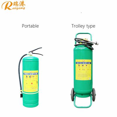 China Green Fire Extinguisher with Effective Spraying Time of 40s-210s and Effective Spraying Distance of ≥6.0m for sale