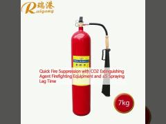 Quick Fire Suppression with CO2 Extinguishing Agent Firefighting Equipment and ≤5 Spraying Lag Time