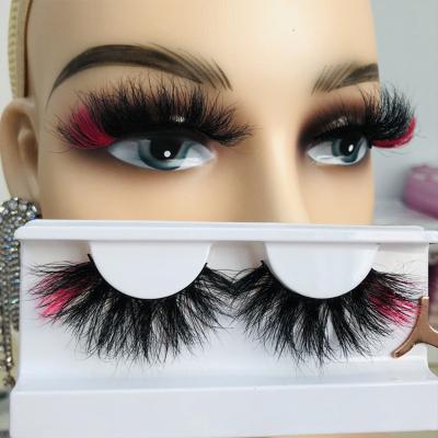 China Direct Sales Premium Long Dramatic Eyelash 3d Best Selling Mink Lashes Color Mink Lashes for sale