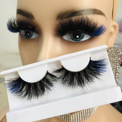 China Dramatic Lashes 20pairs Long Lashes Fluffy Mink Eyelashes Supply Super Dramatic Color Lashes Mink for sale