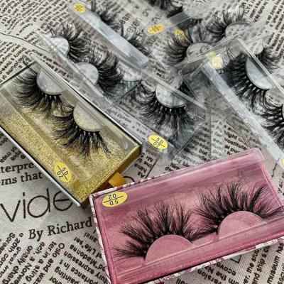 China Dramatic Long Strip 5D Cruelty Free Super Fluffy Full Lashes Russian 3d Mink False Mink Eyelashes for sale