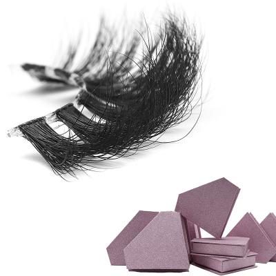 China Super Quality Dramatic Amazing Dramatic Long Fluffy Eyelashes Strip Mink Eyelashes Clear Lashes for sale