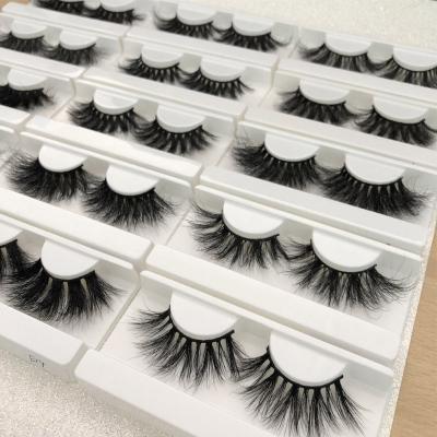 China Wholesale Seller 25mm Mink Eyelash Mink Lashes 3d Long Big Lashes Super Dramatic Supply for sale