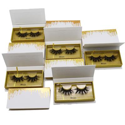 China Wholesale super long dramatic 3d custom fluffy package lashes 6d mink eyelashes mink eye lashes for sale