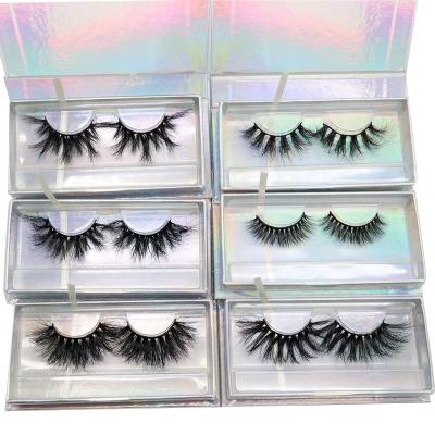 China Reasonable Price FLUFFY Lashes 3d Popular Thick Mink Lashes 22mm Mink Lashes for sale