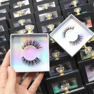 China Luxury Wholesale 20pairs Long Curl Eyelash 15mm Mink Best Natural Made Lashes Mink Lashes for sale