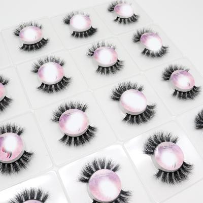 China Long natural clean natural looking mink lashes seller brand real lashes wholesale fluffy mink lashes for sale