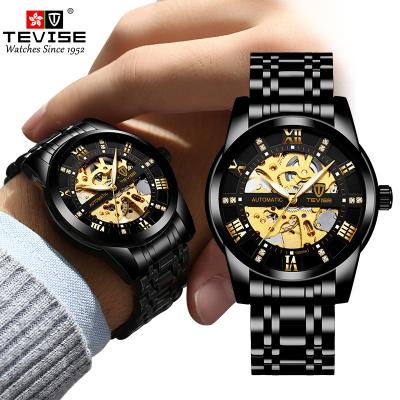 China Wholesale Waterproof Automatic Brand Logo Automatic Mechanical Watch Custom Made Water Resistant Good Quality Stainless Steel Watch for sale