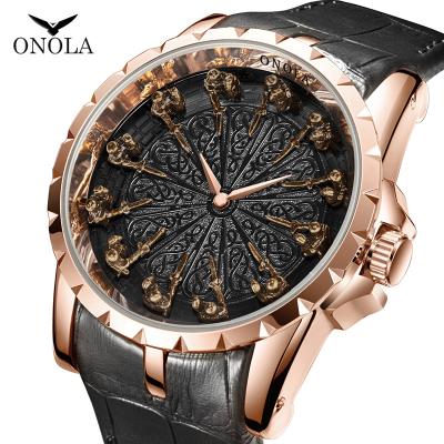 China ONOLA 3809 Luxury Business Casual Wear Waterproof Sports Wristwatches 3 Atmosphere Water Resistant Quartz Watches For Men for sale