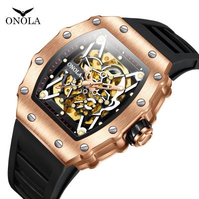 China New Hot Sale Water Resistant ONOLA 3829 Men Watches Mechanical Luxury Watches Logo Mens Automatic Watch Custom Made for sale