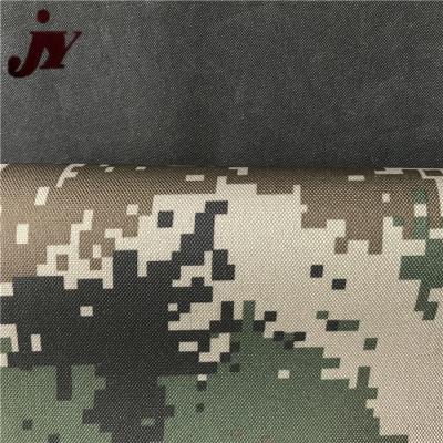 China Tongxiang Qinyi hot sale China factory waterproof camouflage military printed 600d polyester fabric for bags for sale