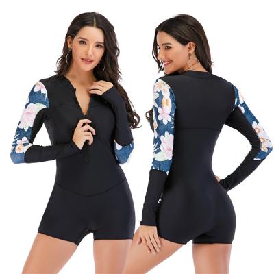 China China Swimwear Manufacturer Breathable Customized Swimwear Swimming Suit Long Sleeve One Piece Swimsuit for sale