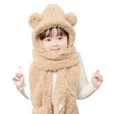 China Wholesale C0395 COMMON thickened warm children's one-piece hats for winter travel for sale